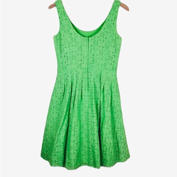 Lilly Pulitzer Lace Dress Posey Green Daisy Lane Coquette Wedding Guest Twee 8 - Picture 5 of 10